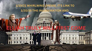 THE LINK BETWEEN 1-19-21 DREAM AND THE INAUGURATION OF 1-20-2025