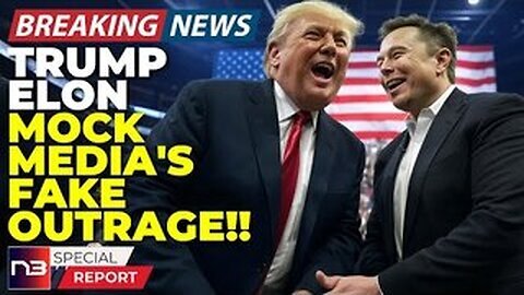 Breaking: Trump And Elon Just Caught The Media's Desperate Lies On Camera And Everyone Is Losing..