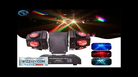 Double Arms Spider Beam Colorful Led DJ Moving Head Disco Laser Lights Review