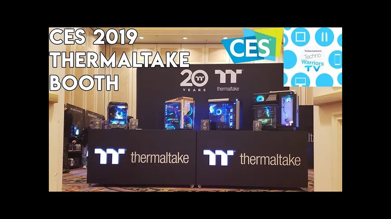 CES 2019 THERMALTAKE booth