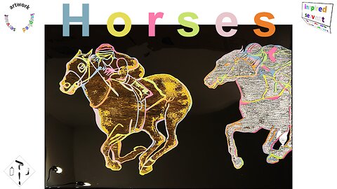 Genesis 2:19, Horses, Enjoy the Artist's Step by Step Process