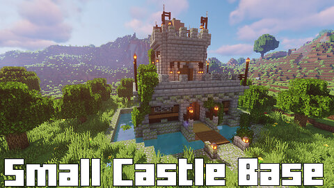 Minecraft Small Castle Base - Defensive Starter Build