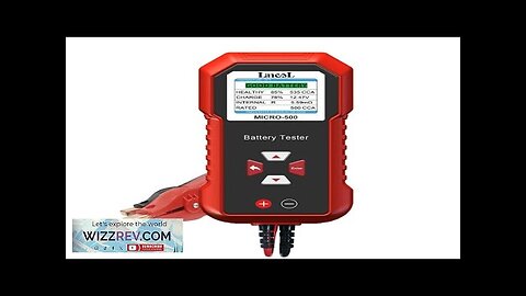 Lancol MICRO-500 Battery Tester 12V Lead-Acid Lithium CCA 40-3000 Color LCD Display Review