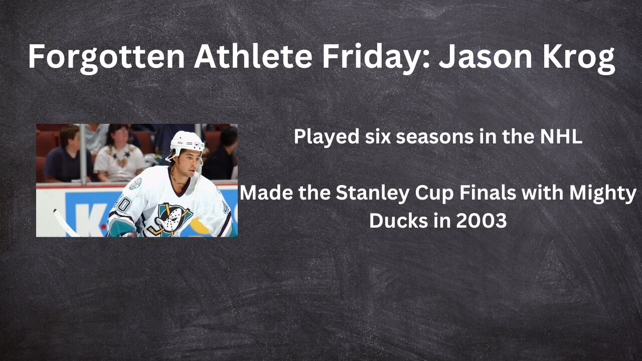 Forgotten Athete Friday #165: Jason Krog
