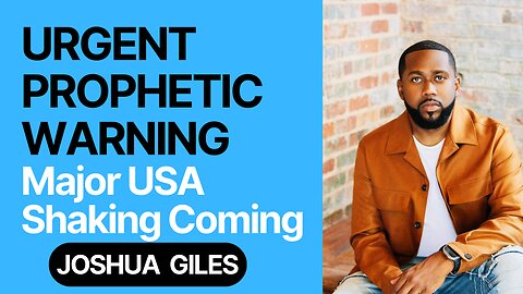 Joshua Giles URGENT PROPHETIC WARNING WORD🚨[Major Shaking Coming in the USA] #prophet 10.30.23