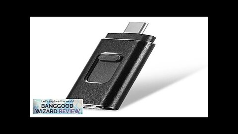 4 in 1 USB Flash Drive USB/Micro/iP/Type-C OTG Switchable Interface Pendrive Review