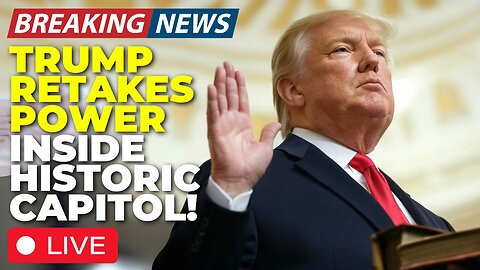🚨LIVE: TRUMP'S HISTORIC RETURN - 47TH PRESIDENTIAL INAUGURATION CEREMONY