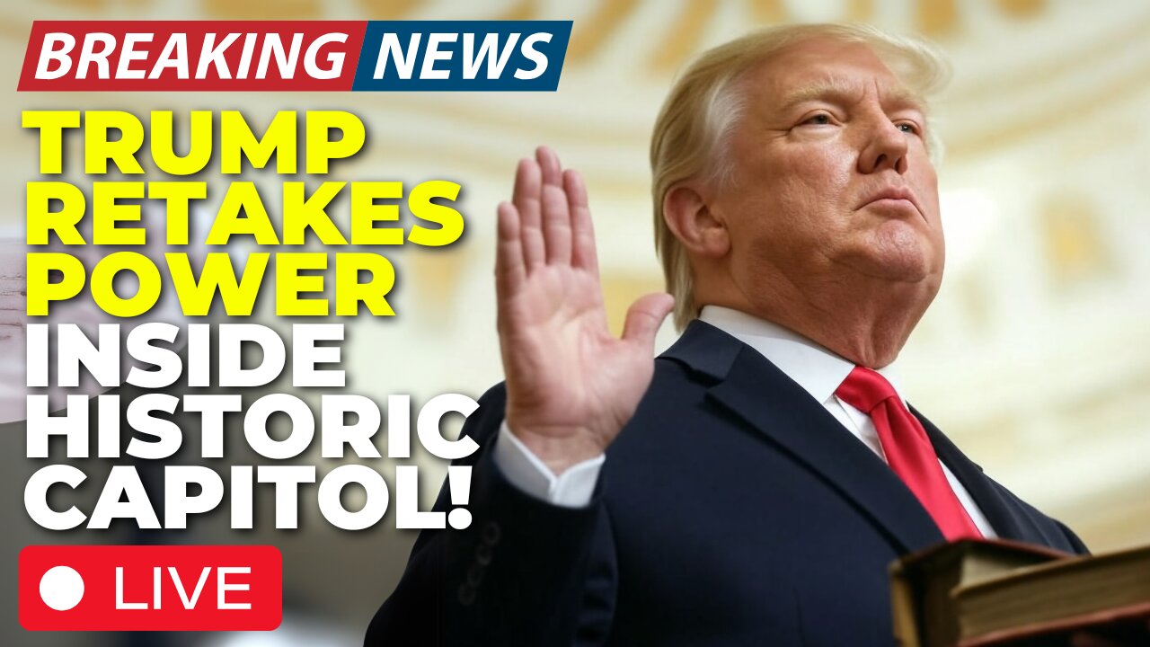 🚨LIVE: TRUMP'S HISTORIC RETURN - 47TH PRESIDENTIAL INAUGURATION CEREMONY