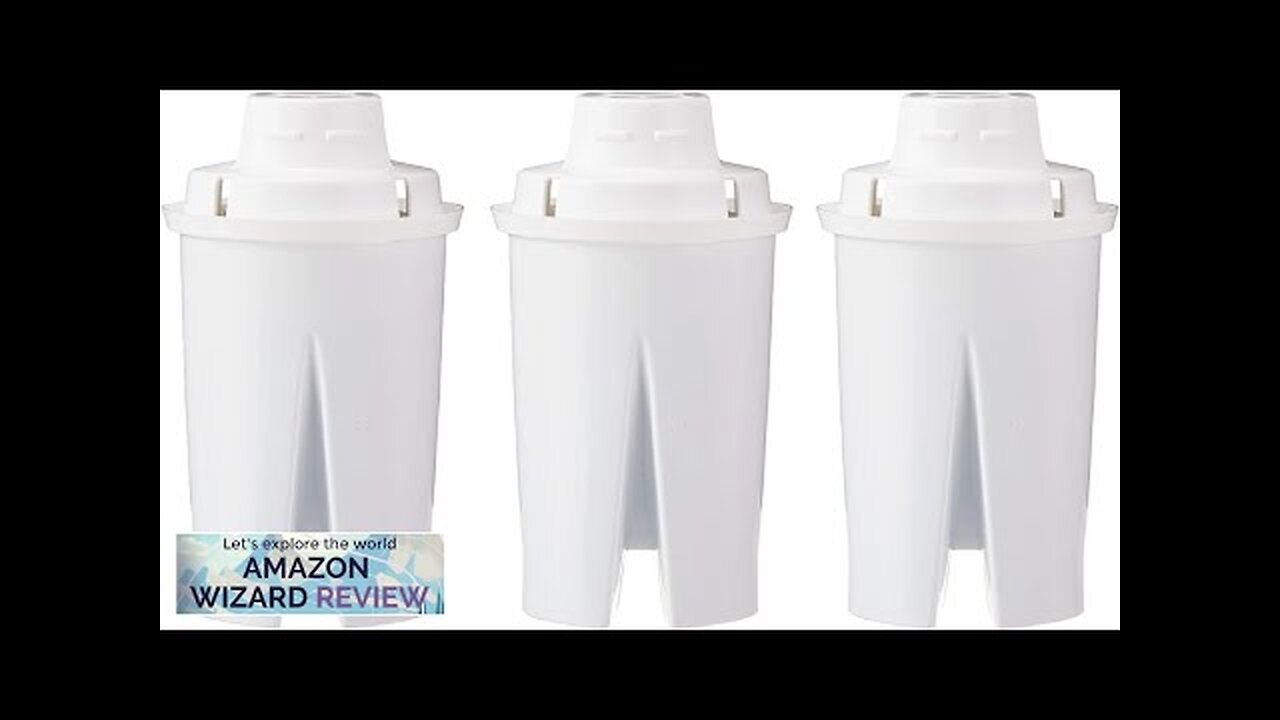 Amazon Basics Replacement Water Filters for Pitchers Compatible with Brita 3-Pack Review