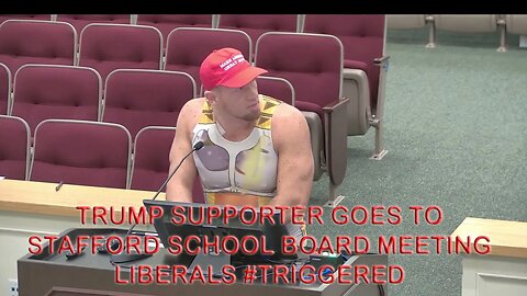 Trump supporter at Stafford School board! liberal #triggered over trumps 10 step education plan!