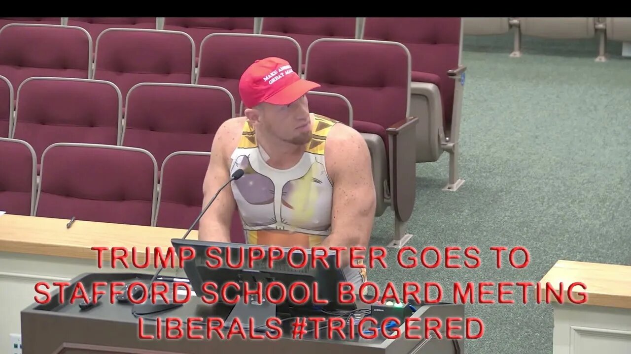 Trump supporter at Stafford School board! liberal #triggered over trumps 10 step education plan!