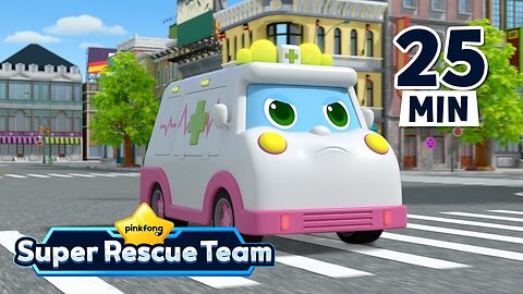 Wee-Woo, Wee-Woo! 🚑｜Ambulance Songs for Kids｜Kids Boo Boo｜Pinkfong Super Rescue Team