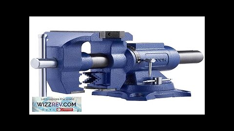 6-1/2" Multi-Purpose Bench Vise Heavy Duty Ductile Iron 360° Swivel Base Review