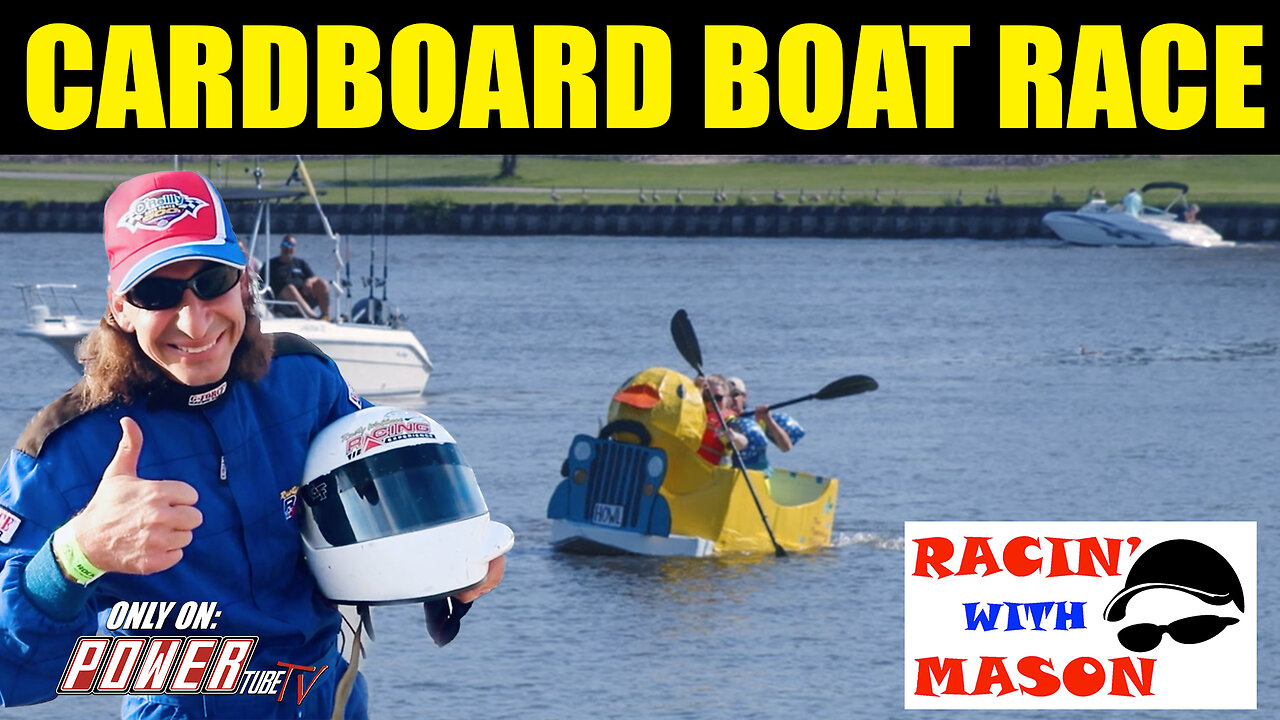 RACIN with MASON - Cardboard Boat Race