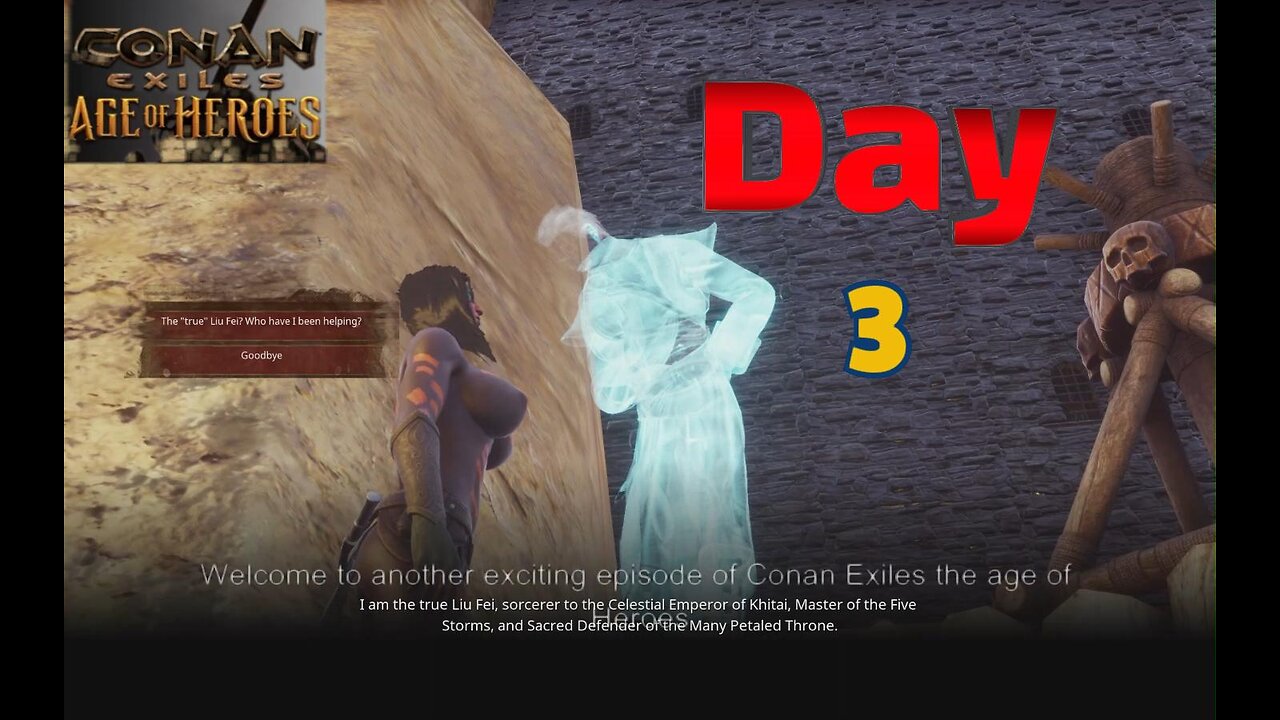 Conan Exiles, Beginners guide, day 3, Liu fei, #conanexiles, busty, Boobs breast expansion