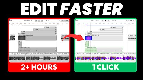 How to edit 10x Faster in 11 minutes