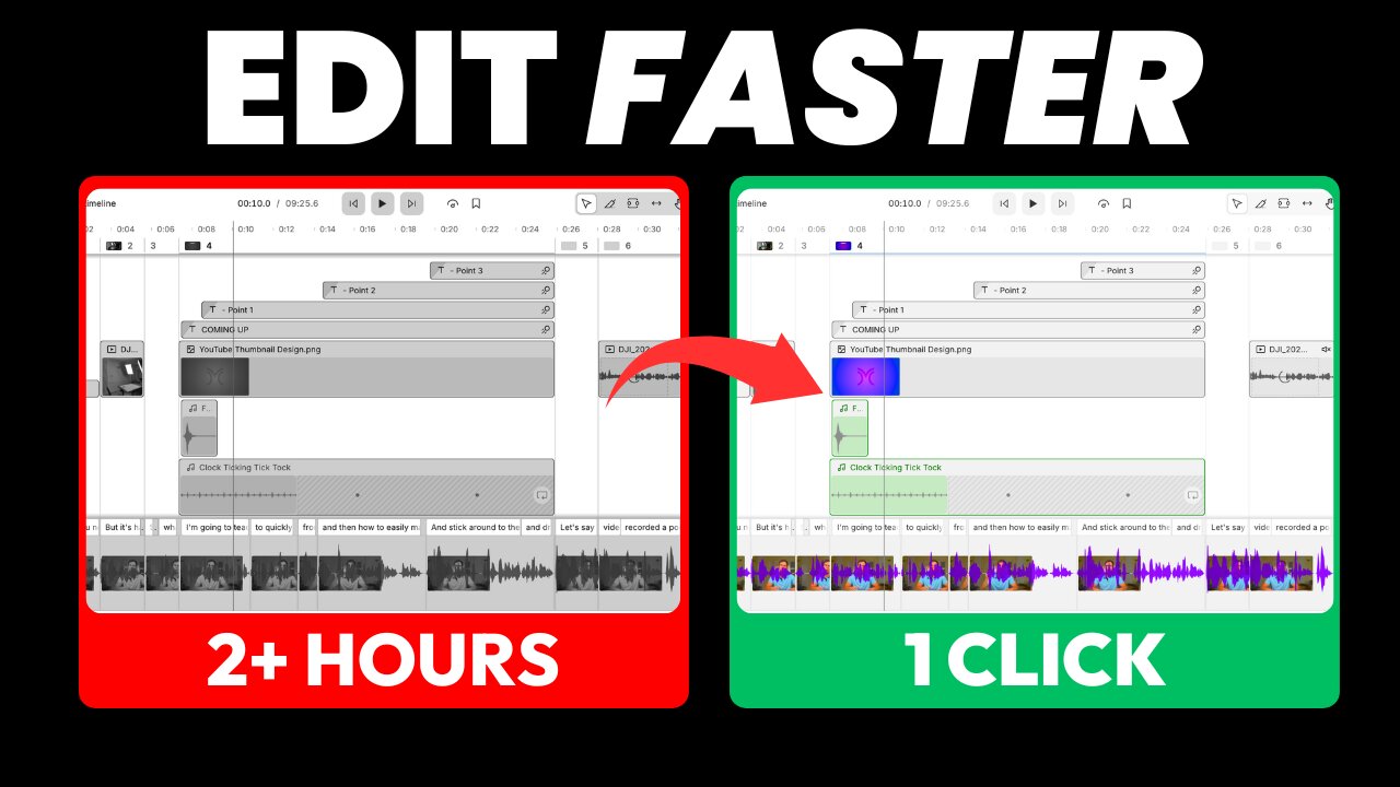 How to edit 10x Faster in 11 minutes