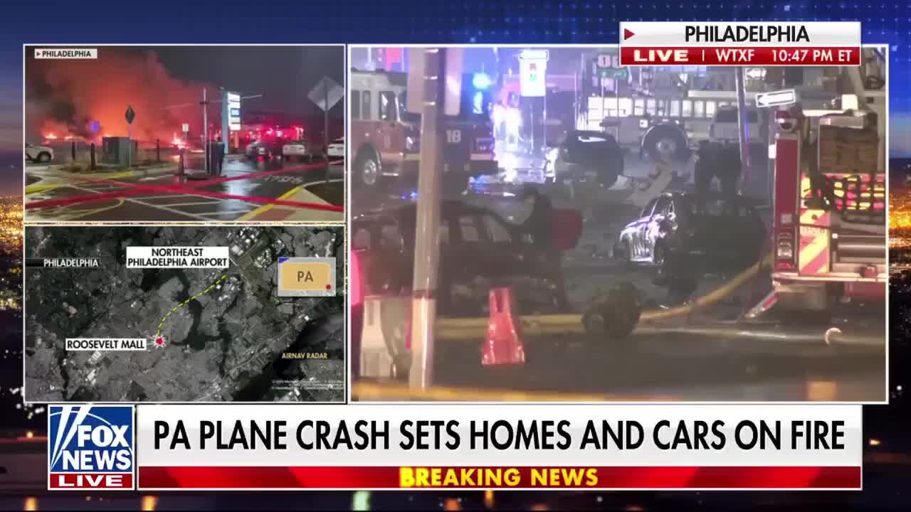 WATCH_ Philadelphia plane crash witnesses speak out_ A big _ball of fire_(720P_HD)