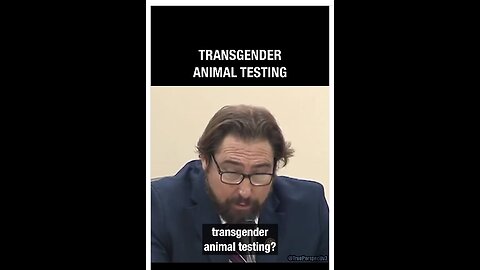 Transgender Animal Testing Feb 7 2025