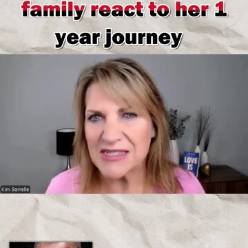 How did friends and family react to her 1 year journey