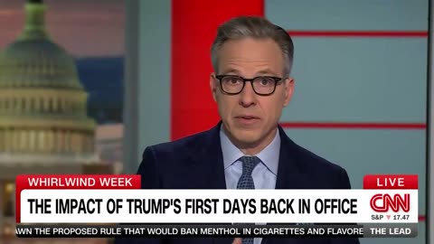 CNN's Jake Tapper Rags on Trump for what he hasn't done in 4 days