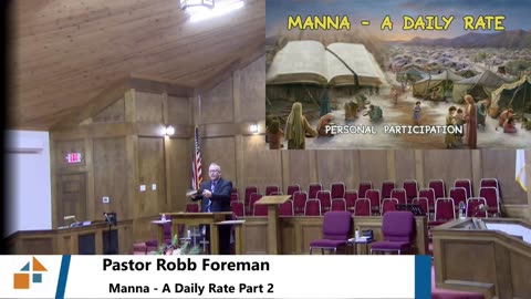 Pastor Robb Foreman // Manna - A Daily Rate 2 // 1/29/25