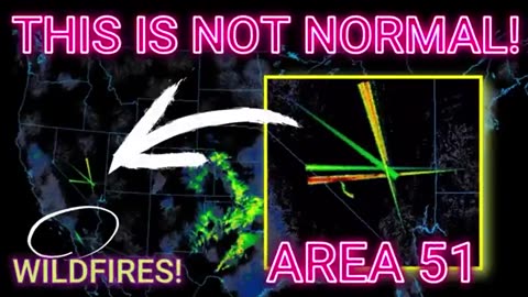 PALISADES Wildfire *SCARY COINCIDENCE* From AREA 51 ~ Video by 'In2thinair'