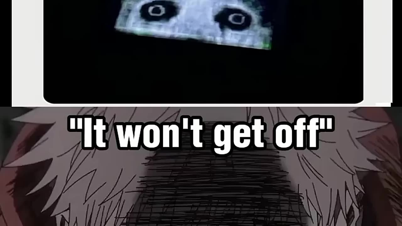 "It won't get off my screen"