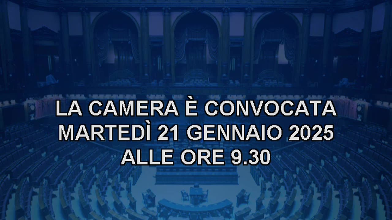 Roma - Camera - 19° Legislatura - 413° seduta -1- (21.01.25)