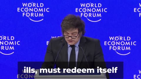 🔥MUST WATCH: Milei just delivered the most EPIC speech at the WEF SLAMMING woke gender