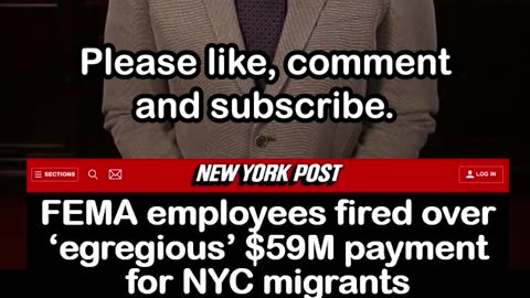 FEMA Employees Fired for ‘Egregious’ $59M Payment for NYC Migrants