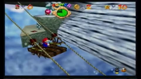 Super Mario 64 - Cool Cool Mountain - Wall Kicks Will Work