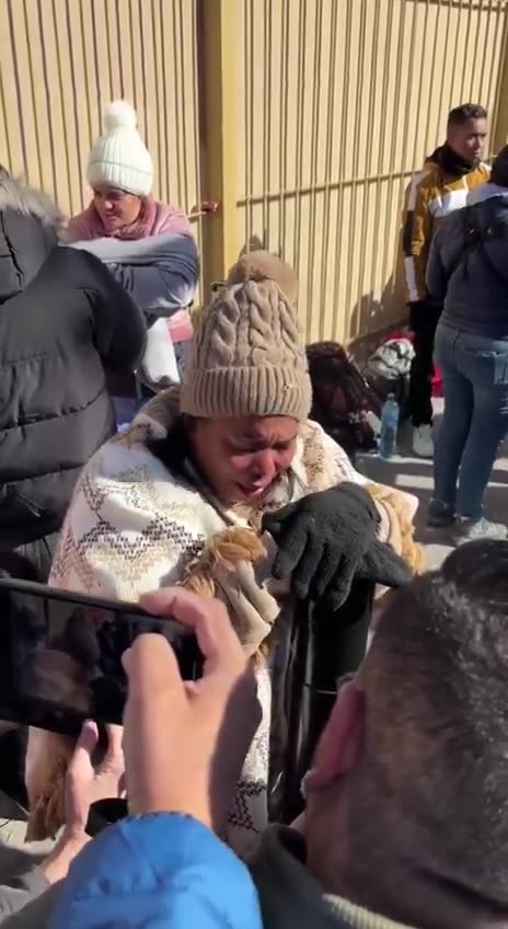 Illegal Migrant reacts to the closing of the CBP1 App Closing