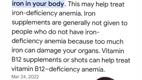 Anemia & Why It Happens & A Natural Remedy For It
