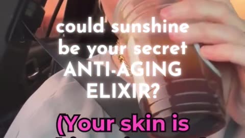 Could morning sunshine be your secret anti-aging elixir? (Your skin is whispering yes)