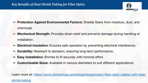 Protect Fiber Optic Cables with Heat Shrink Tubing