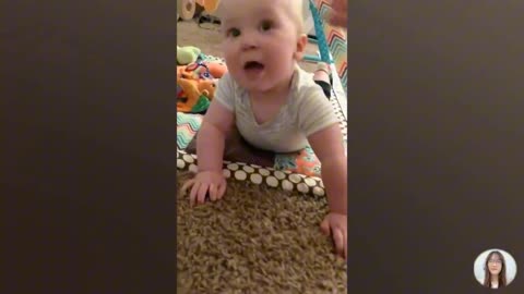 🥰 cute kid on skateboard very funny 😂