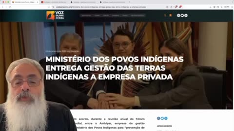 LULA entrega GESTÃO de TERRAS INDÍGENAS, 14% do BRASIL, para EMPRESA PRIVADA, em DAVOS na SUIÇA