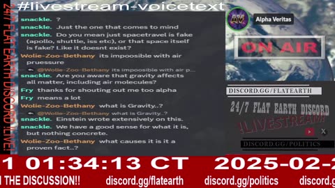 24/7 Flat Earth Discord !LIVE! - The Final Proposition - 2/20/25 - Ep. 2