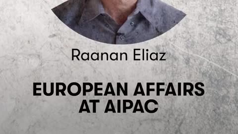 Pro-Israeli lobby groups like AIPAC are gaining influence in Europe now, too!