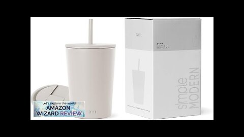 Simple Modern Insulated Tumbler with Lid and Straw Iced Coffee Cup Review