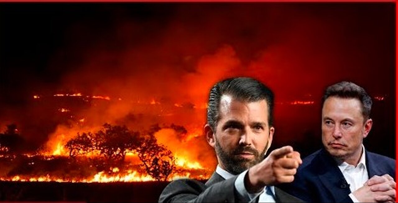 Trump Jr. and Musk’s Shocking Claims About Ukraine’s Role in Los Angeles Wildfires!