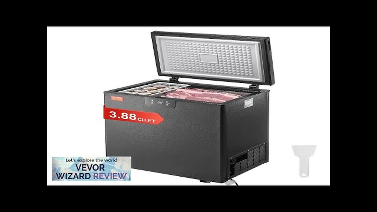 VEVOR Chest Freezer 3.88 Cu.ft / 110 L Compact Deep Freezer Free Review