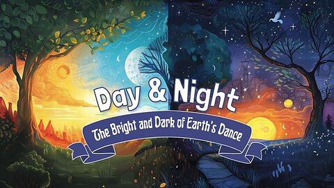 Day and Night - Earth's Bright and Dark Adventures | Animated Kids Story