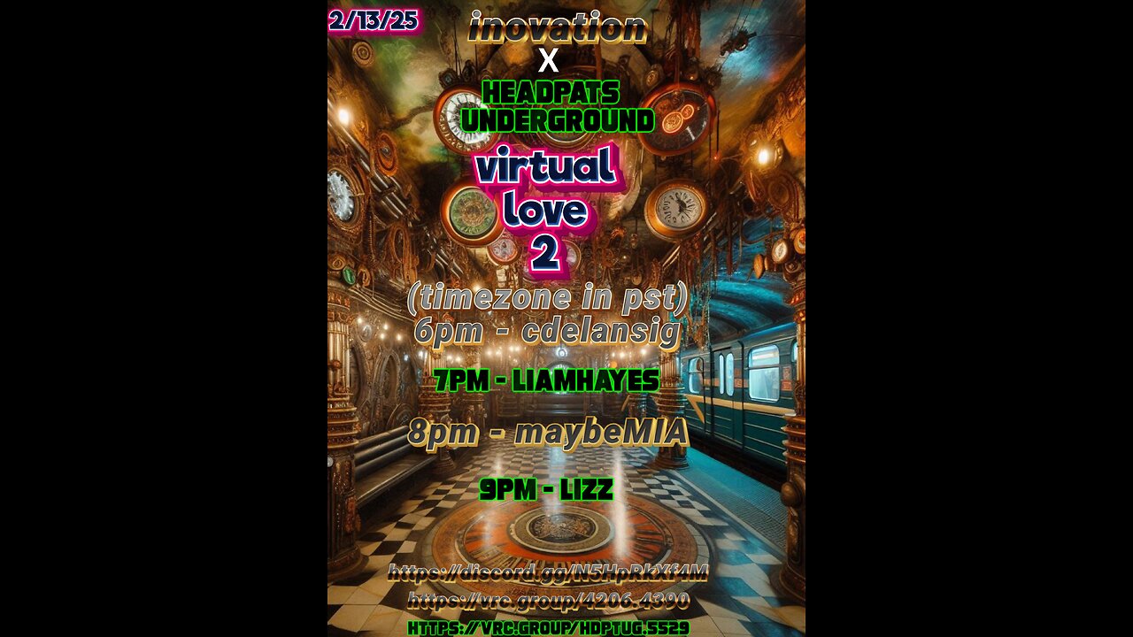I can't say your name without letting it haunt me - inovation x head pats underground virtual love 2