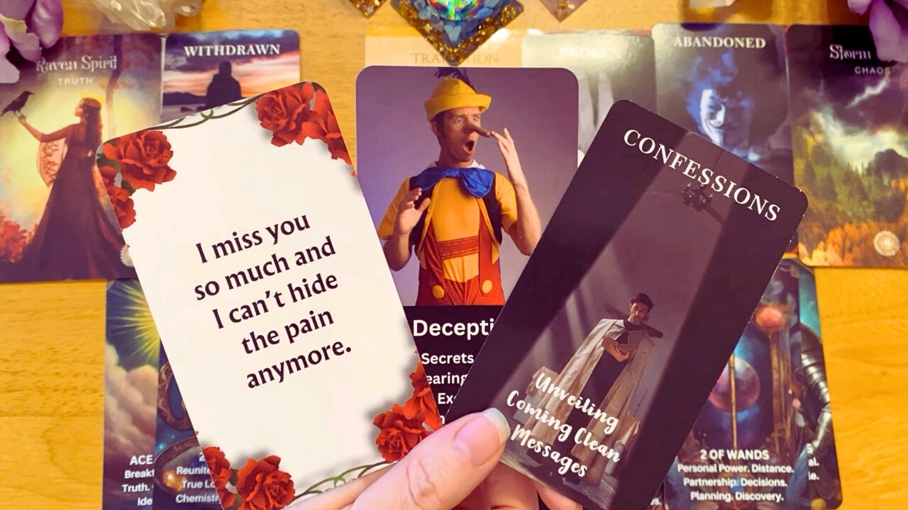 CONFESSION FROM YOUR PERSON 😲 I'M TIRED OF HIDING MY PAIN & LIVING A LIE (COLLECTIVE LOVE READING)