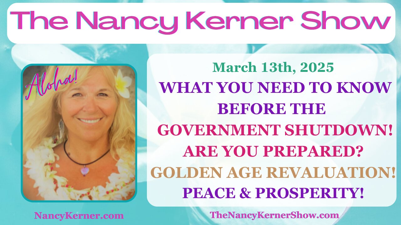 What You Need to Know Before the Government Shutdown! Golden Age Revaluation! Peace & Prosperity!