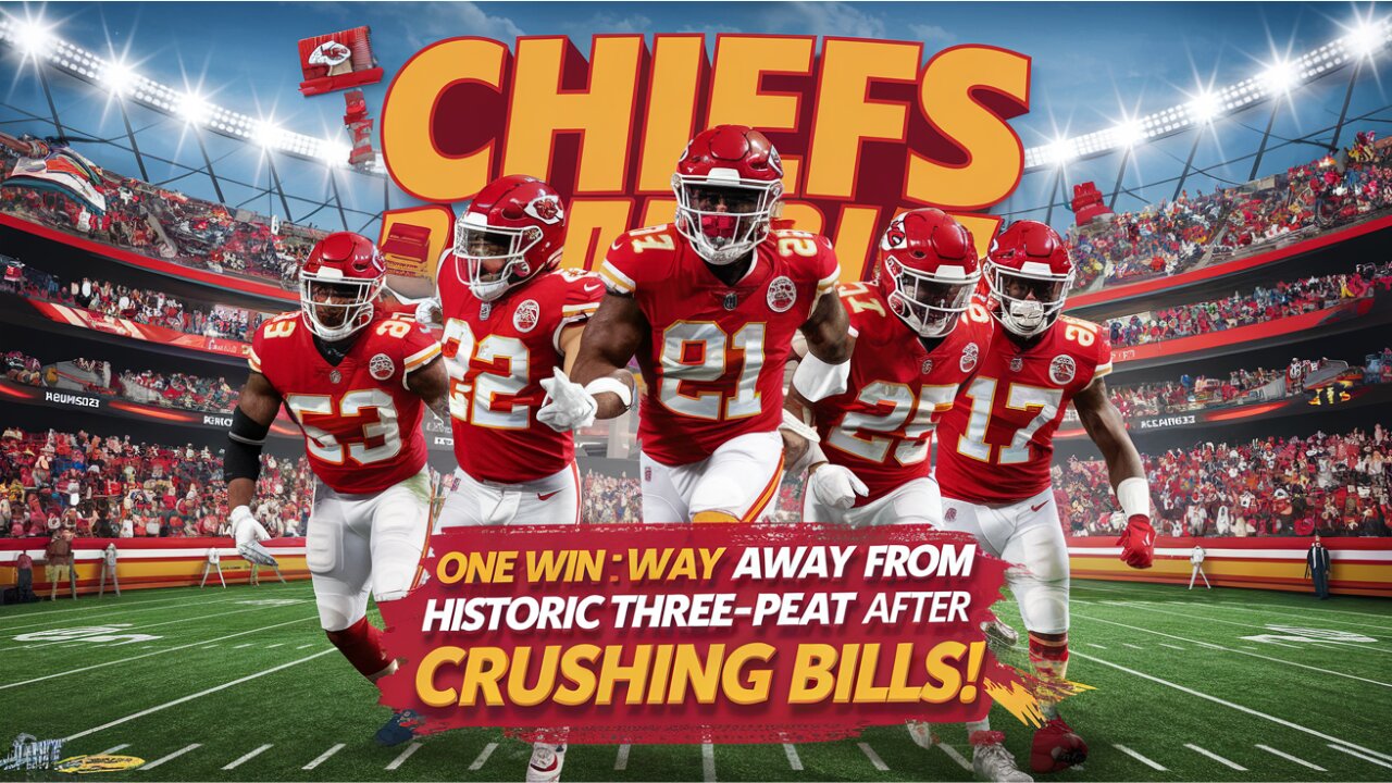 Chiefs ONE WIN AWAY From Historic Three-Peat After Crushing Bills!