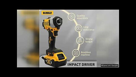 dewalt DCF850 hammer drill 20V Impact Driver 205NM Brushless Motor Cordless Rechargable Review