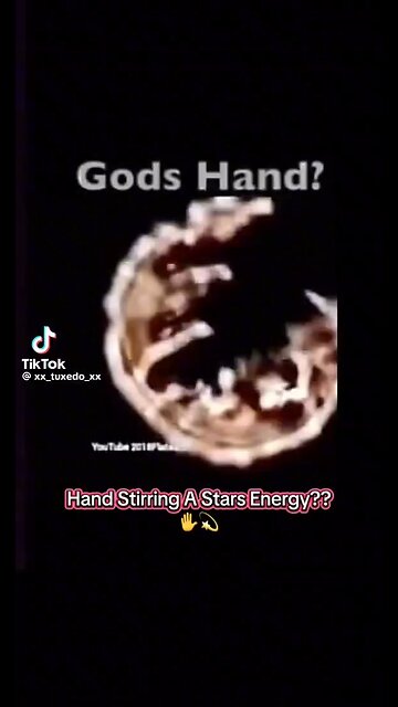 God’s Hand Stirring A Star?